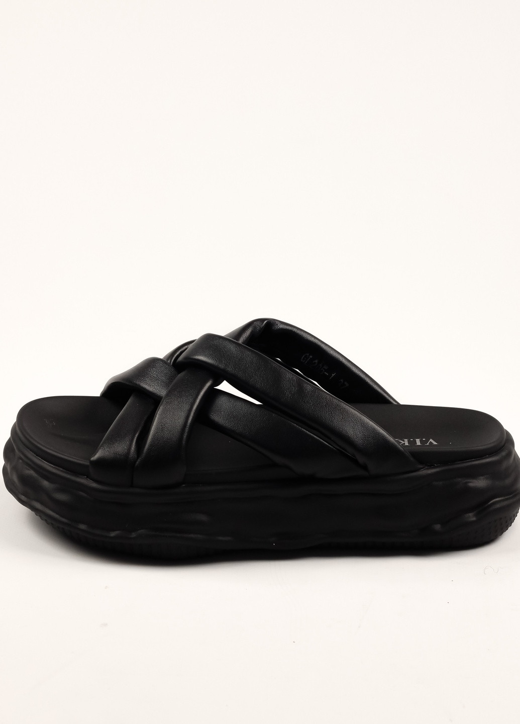 Шльопанці на платформі 205 шкіряні V.I.Konty (257997497)