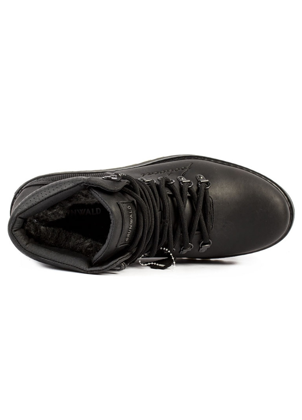 Черные зимние ботинки мужские бренда 9500838_(1) Grunwald