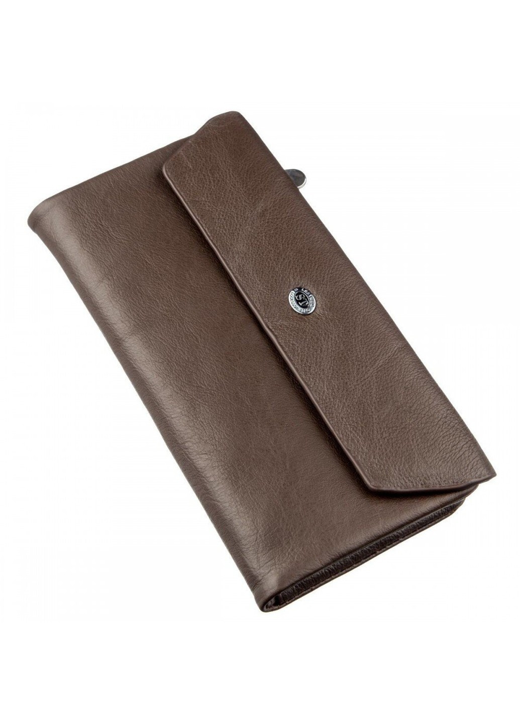 Женский тёмно-коричневый кошелёк из натуральной кожи ST Leather 18841 Темно-коричневый ST Leather Accessories (262453851)
