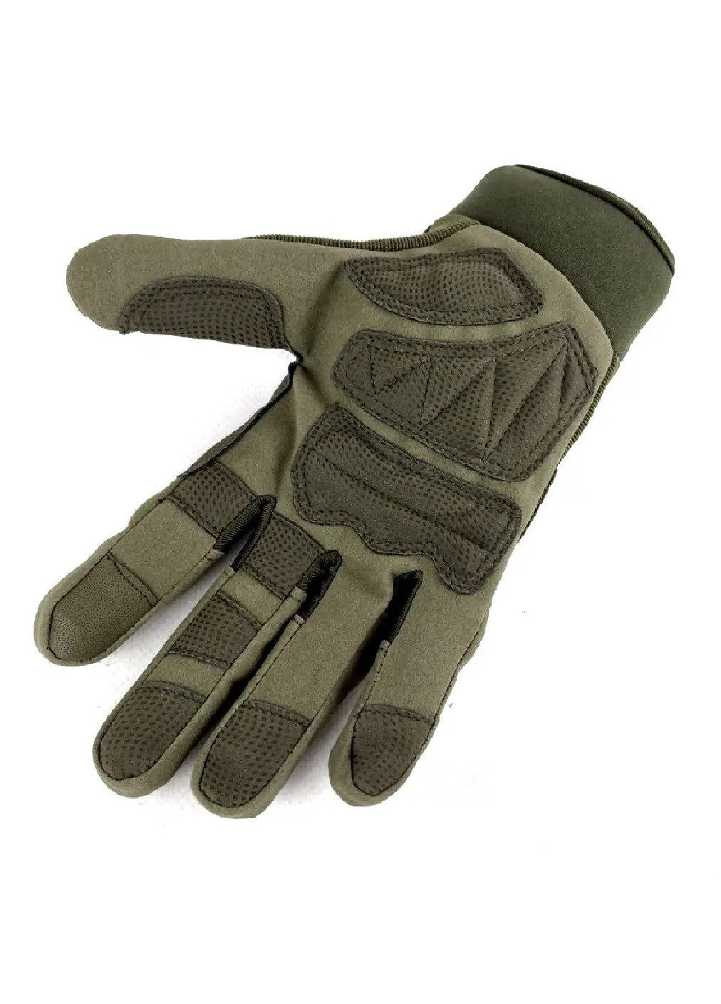 Рукавички тактичні закриті сенсорні для смартфона від вітру від холодного повітря (473863-Prob) Розмір М оливковий Unbranded (256704804)