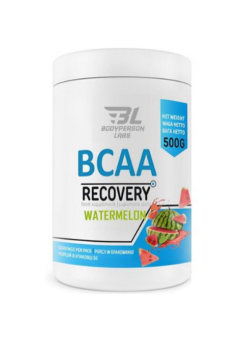 BCAA Recovery 500 g /50 servings/ Watermelon Bodyperson Labs (258763323)