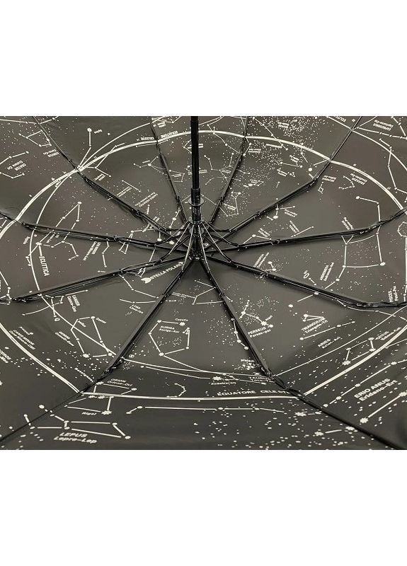 Бордовый зонт женский полуавтомат m19302 звездное небо 10 спиц бордовый Bellissimo средний система антиветер (276840790)