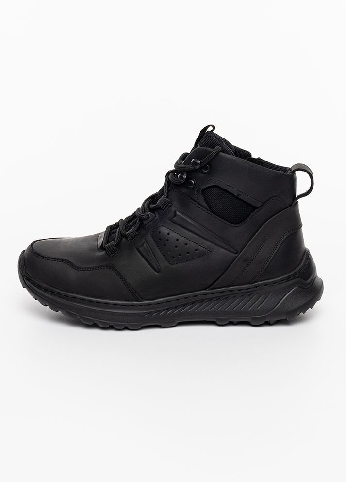 Черные зимние ботинки мужские цвет черный цб-00223780 Yuki