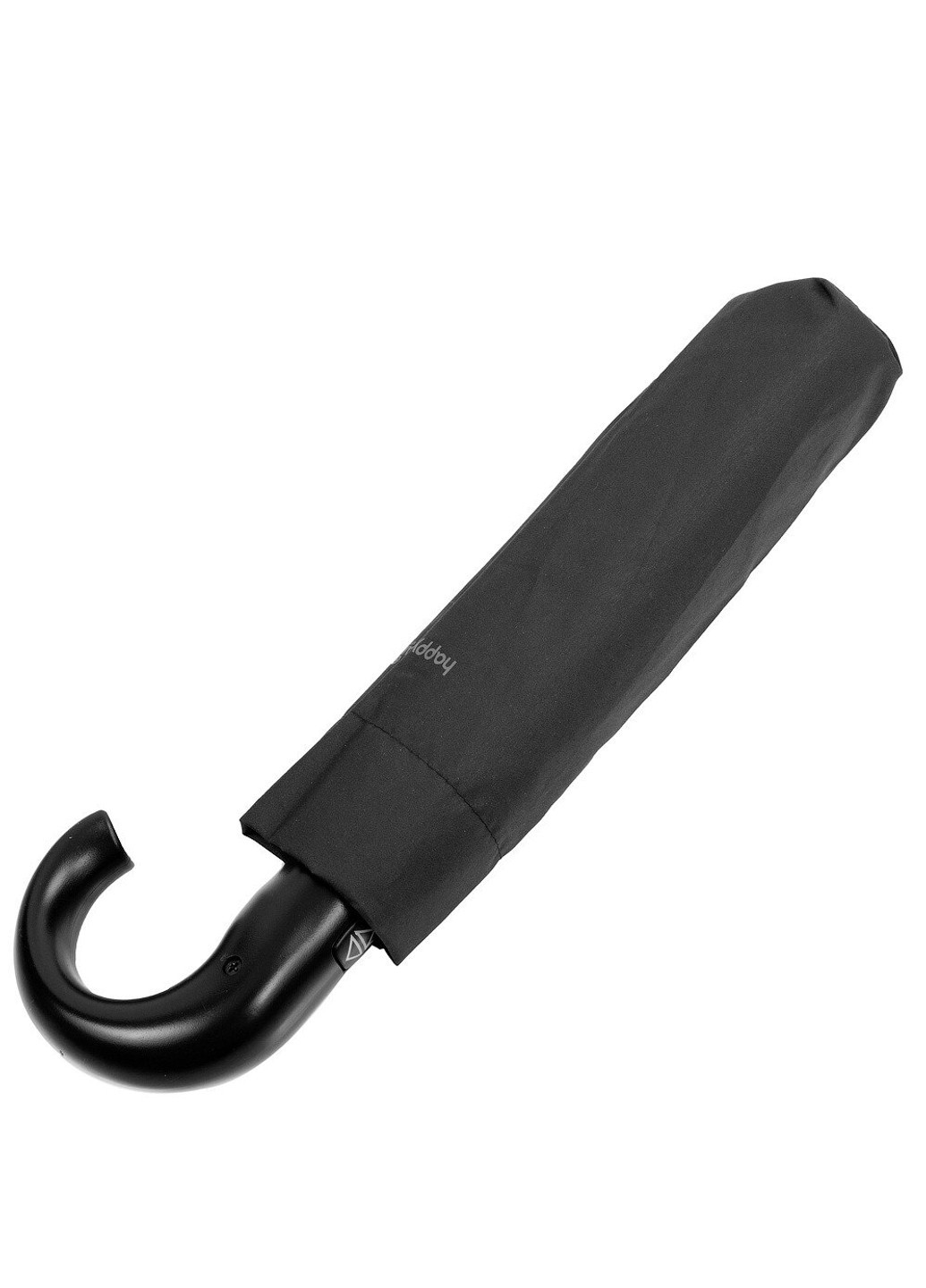 Чёрный мужской автоматический зонт u43667 Happy Rain средний (262975802)