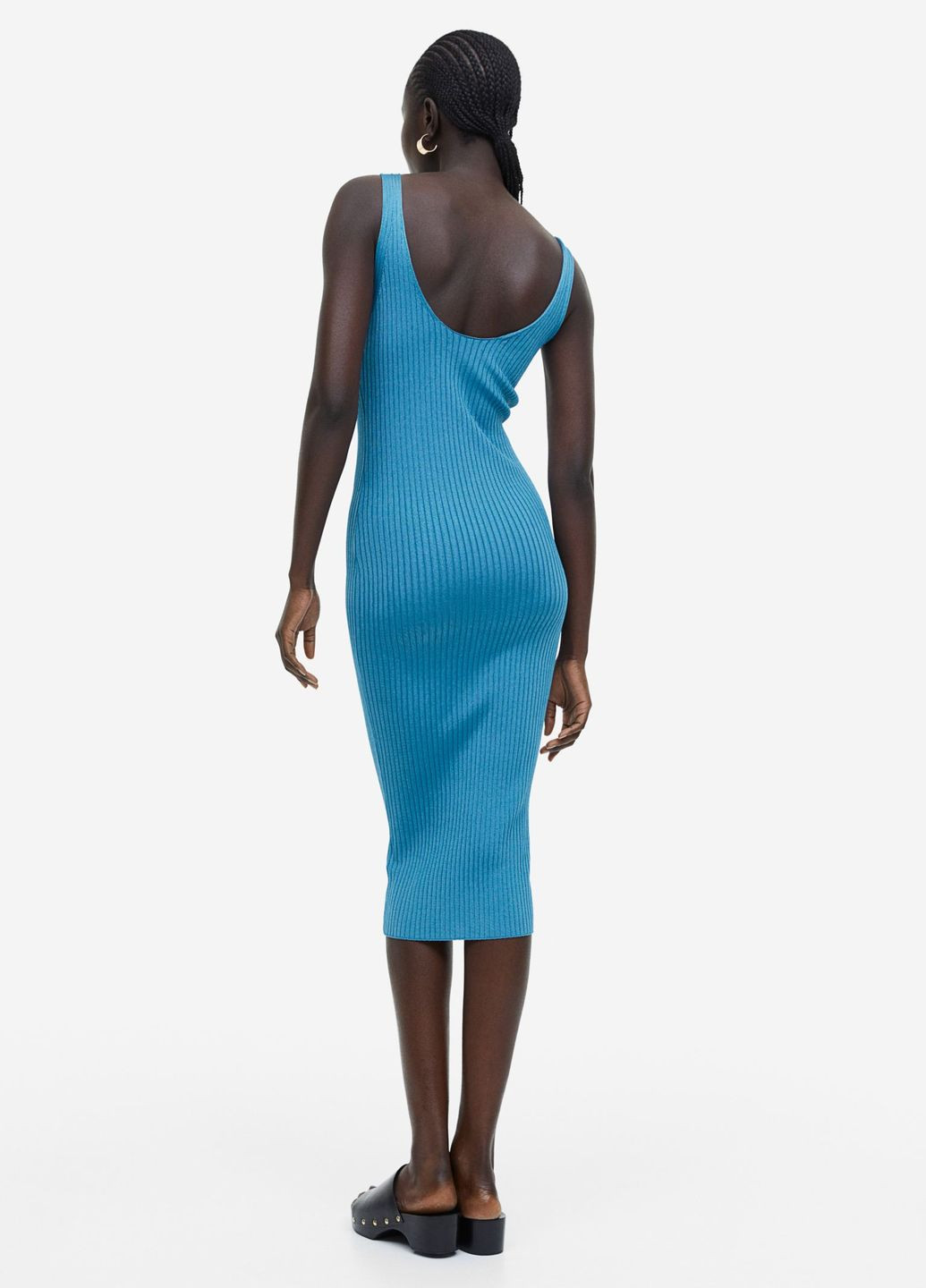 Світло-синя повсякденний плаття, сукня H&M однотонна