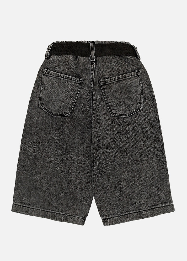 Шорти джинсові на резинці з поясом для хлопчика колір сірий ЦБ-00221459 PUBA (259786368)