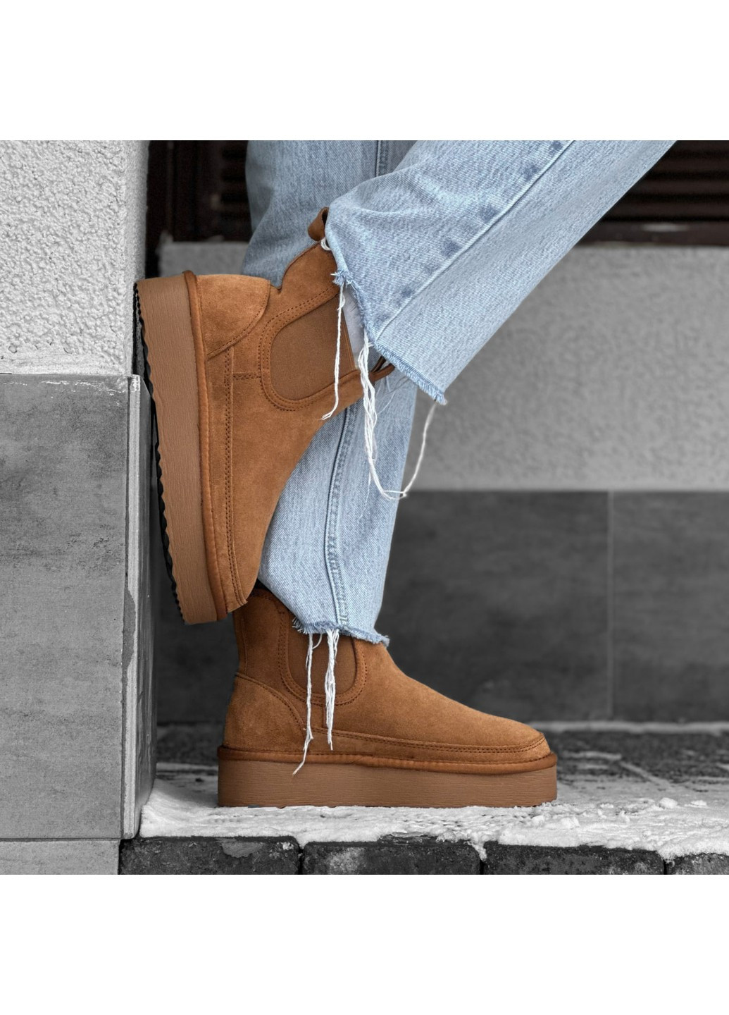 Черевики Уггі з натуральної замші Restime (270830075)