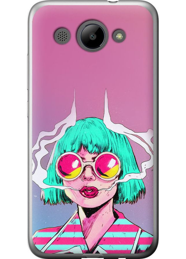 Силіконовий чохол 'Поп арт дівчина' для Endorphone Huawei Y3 2017 (276193067)