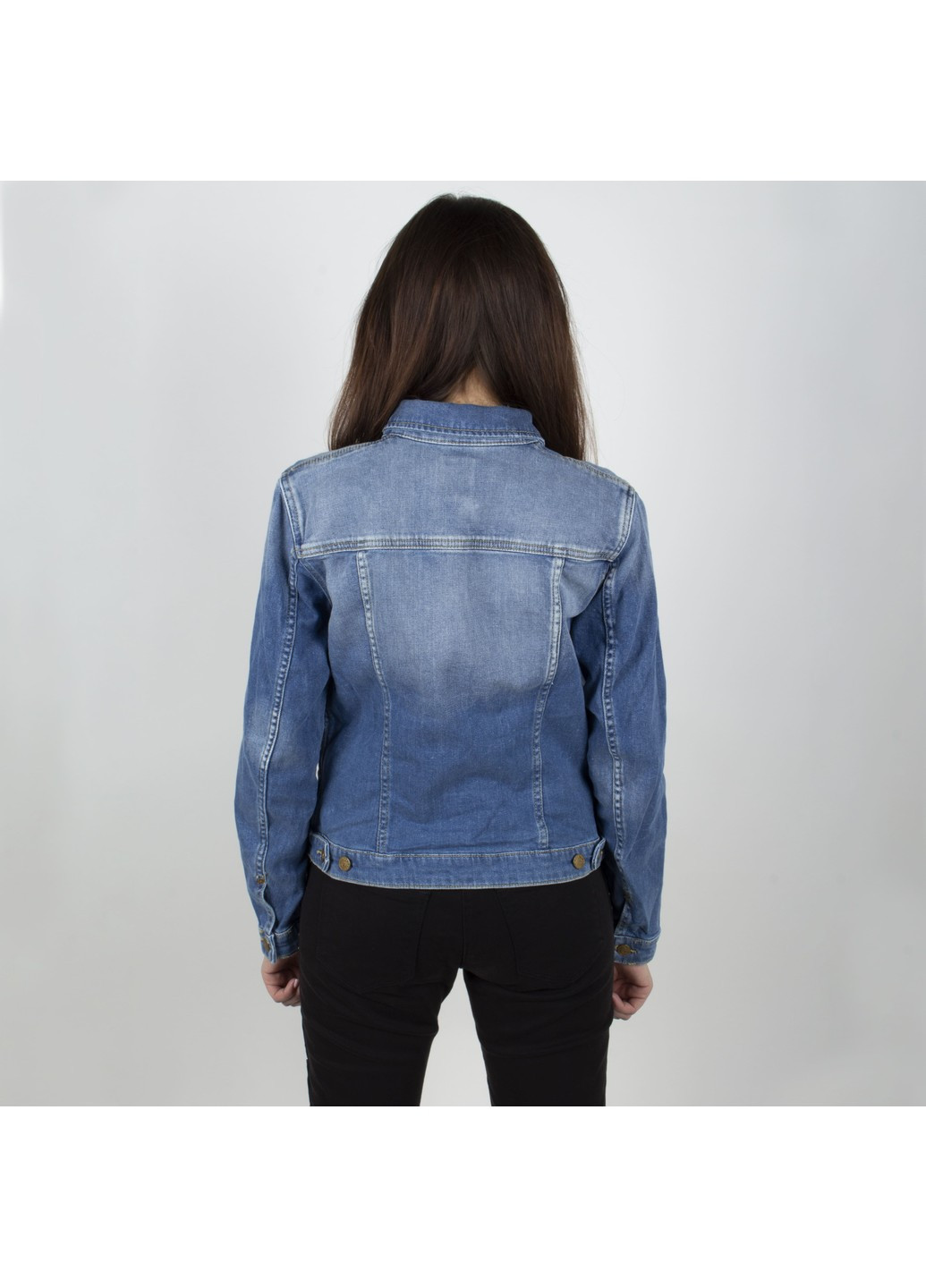 Синя куртка джинсова жіноча Esprit