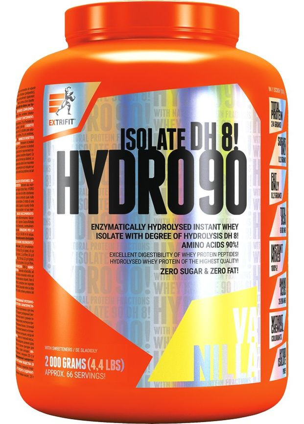 Гідролізований ізолят Hydro Isolate 90 2000 g (Vanilla) Extrifit (264296753)