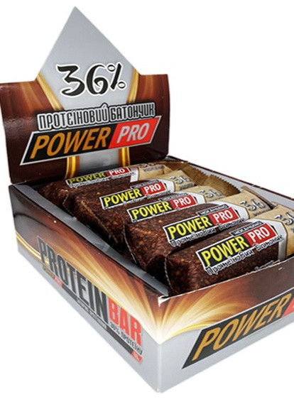 Протеиновый батончик 36% 20 х 60 g орех Nutella йогурт Power Pro (256724100)