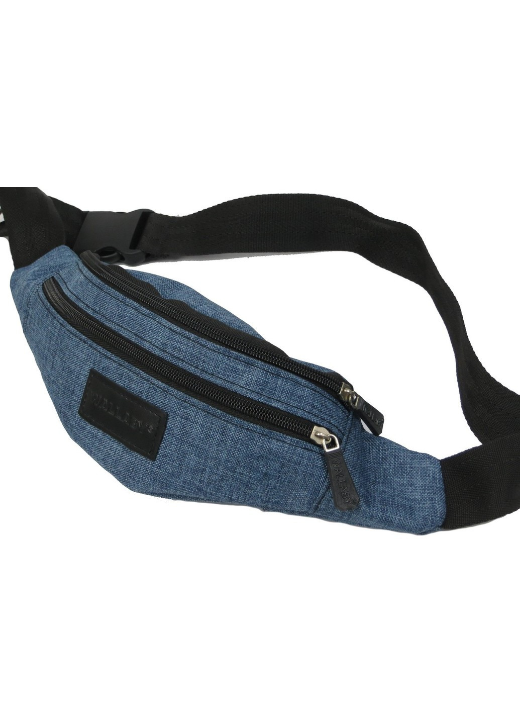 Сумка на пояс, бананка 2906-1 синяя Wallaby (266142784)