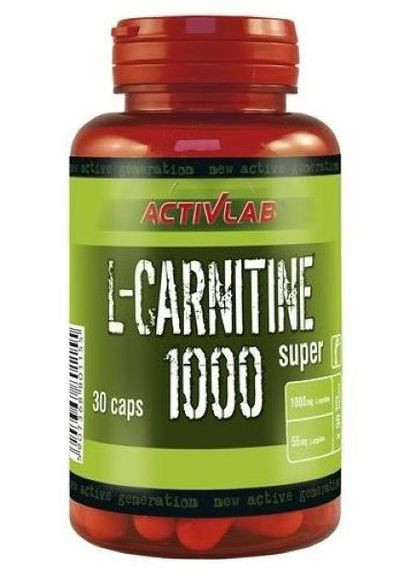 L-карнітин L-Carnitine 1000 30 caps ActivLab (268660347)