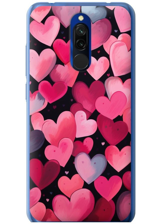 Силіконовий чохол 'Сердечка 4' для Endorphone Xiaomi Redmi 8 (267237650)
