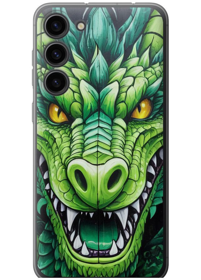 Силиконовый чехол 'Зелёный дракон' для Endorphone Samsung Galaxy S23 Plus (275462655)