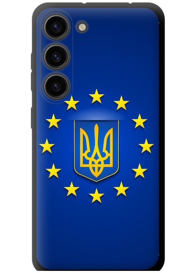 TPU чорний чохол 'Евросоюз 6' для Endorphone Samsung Galaxy S23 (269356044)