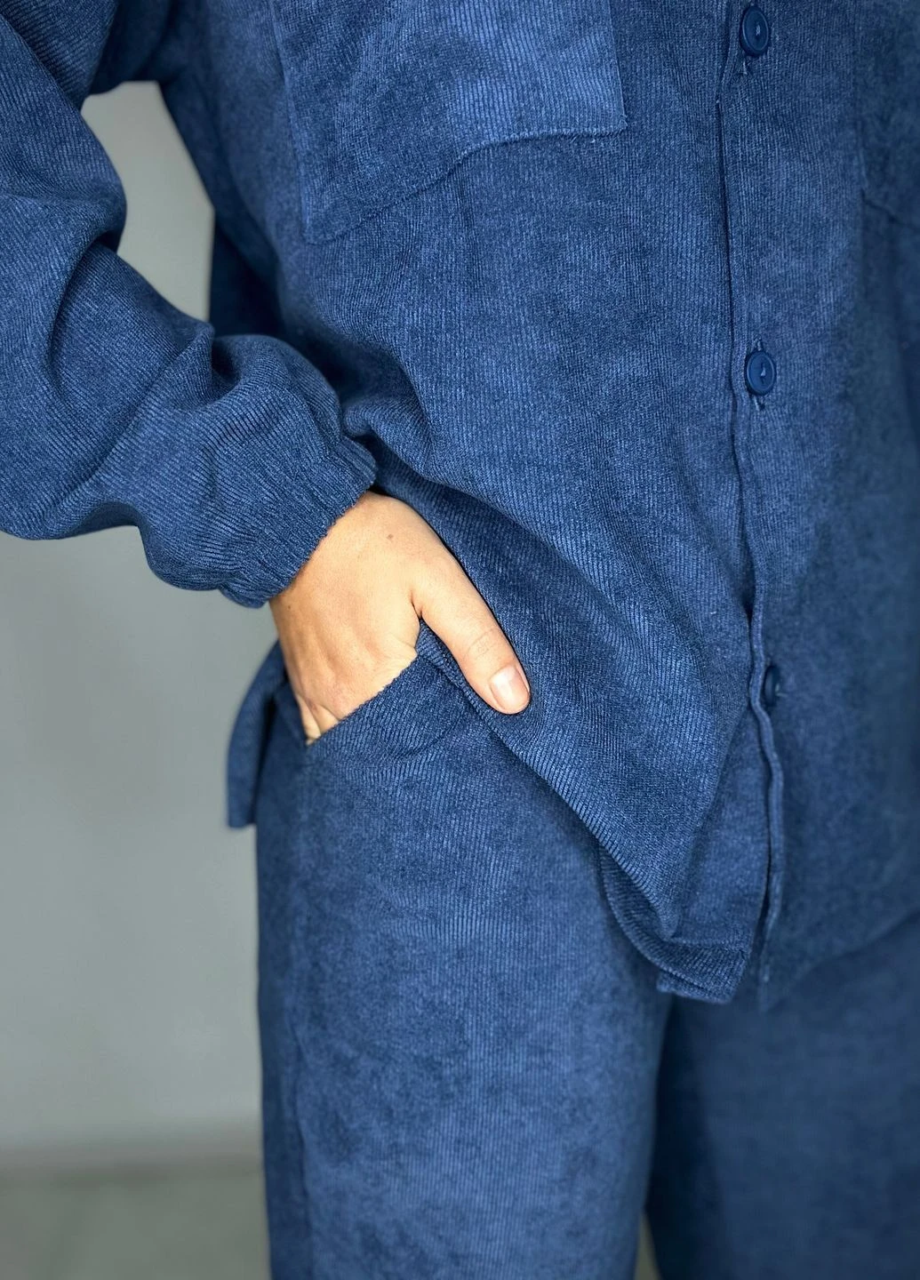 Стильный женский удобный костюм рубашка и джогеры InFashion Костюм (278015683)