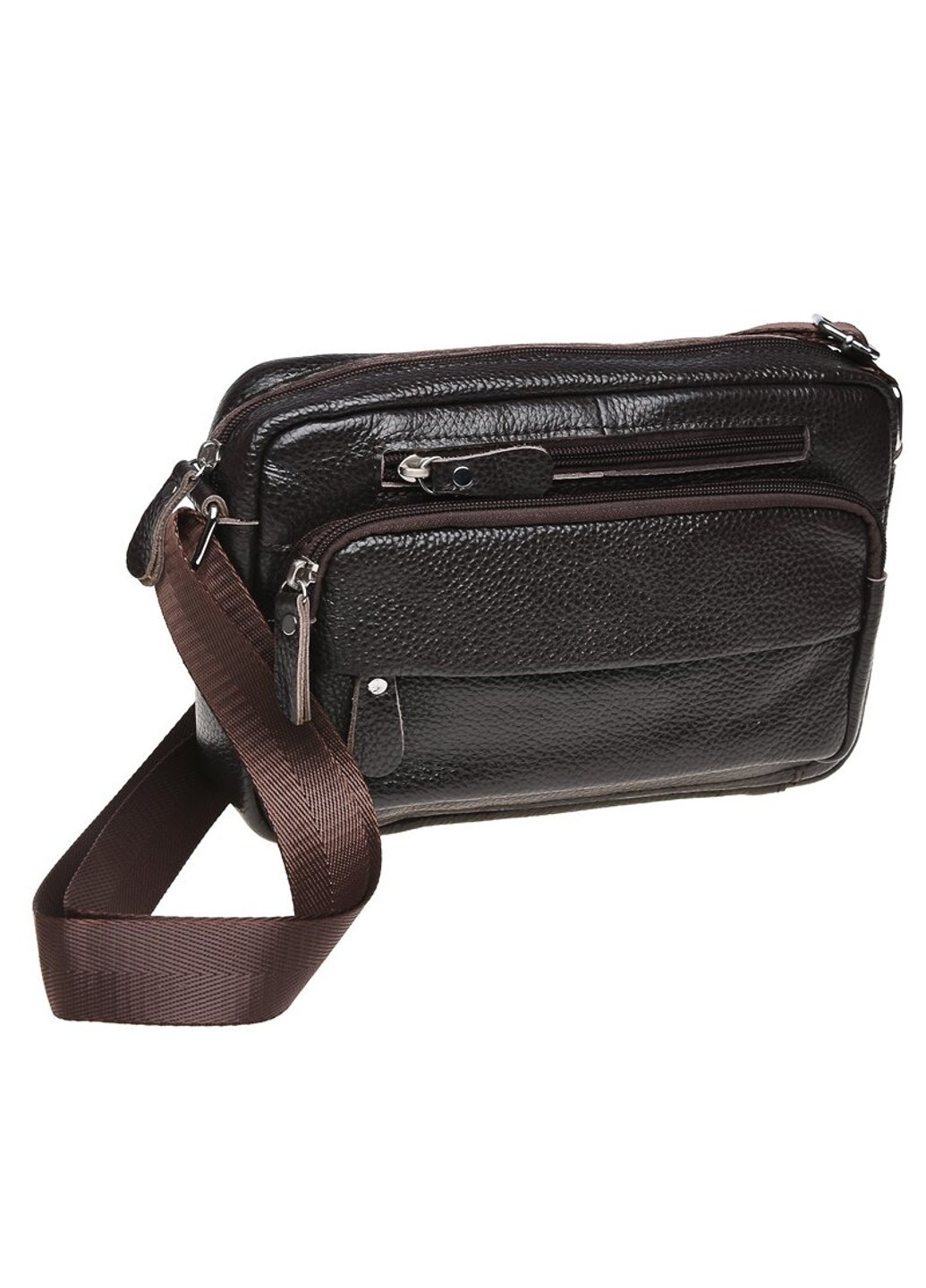 Чоловічі шкіряні сумки через плече K1010-brown Keizer (266143499)