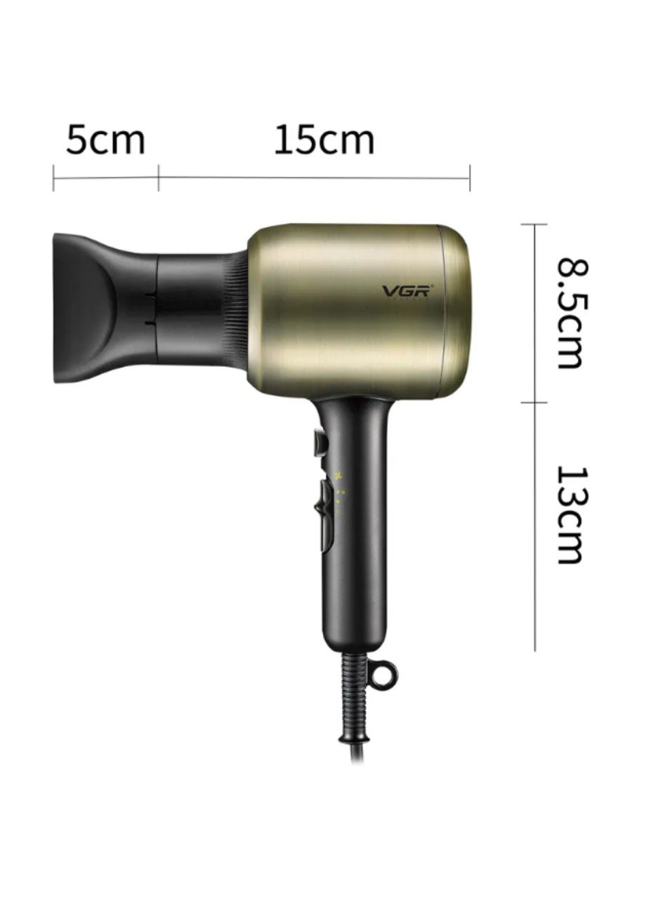 Профессиональный фен для волос 1800-2200 Вт VGR v-453 (260495677)