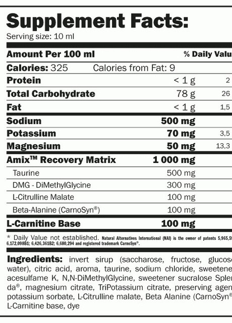ChampION Sports Fuel 1000 ml /100 servings/ Juicy Orange Amix Nutrition (256720227)