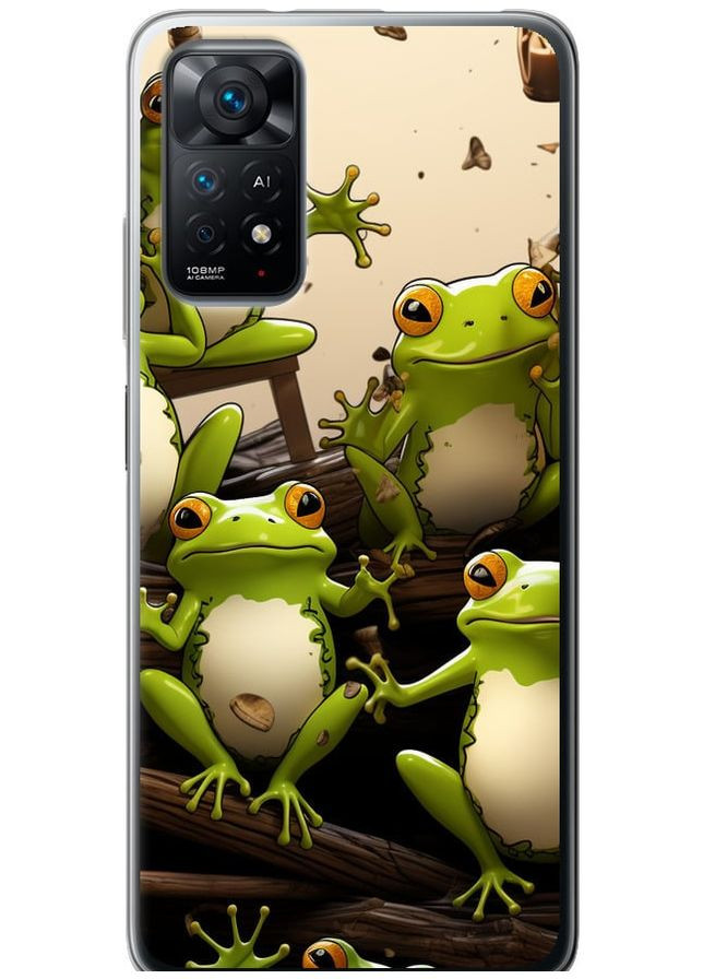 Силиконовый чехол 'Жабки' для Endorphone Xiaomi Redmi Note 11 (266907933)