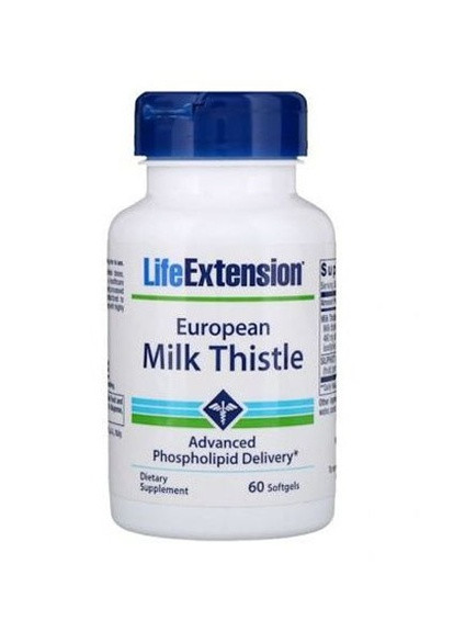 European Milk Thistle 60 Caps Life Extension (256719048)