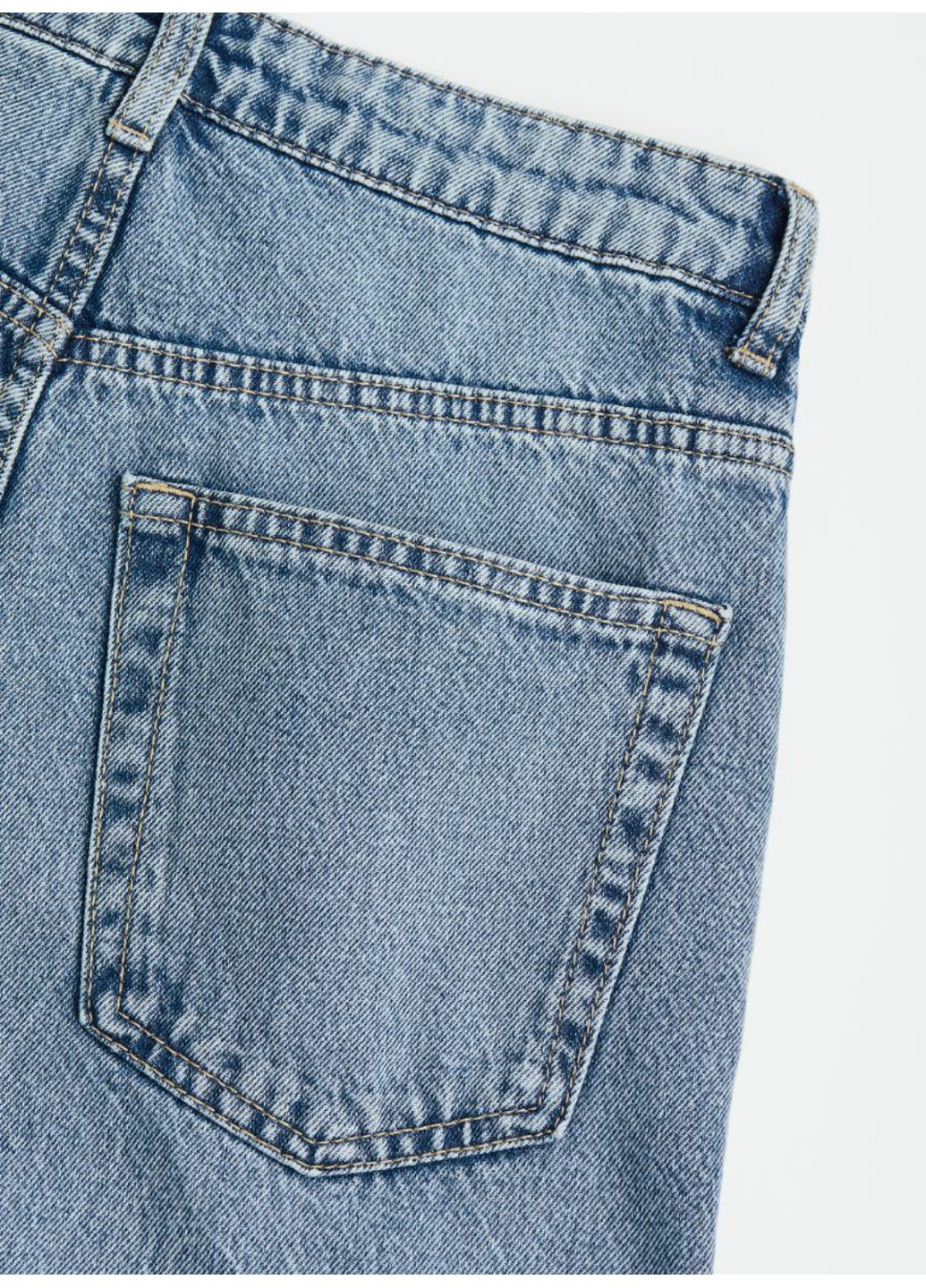 Женские широкие джинсы 90sBaggy Jeans (55769) 32 Синие H&M - (258744267)