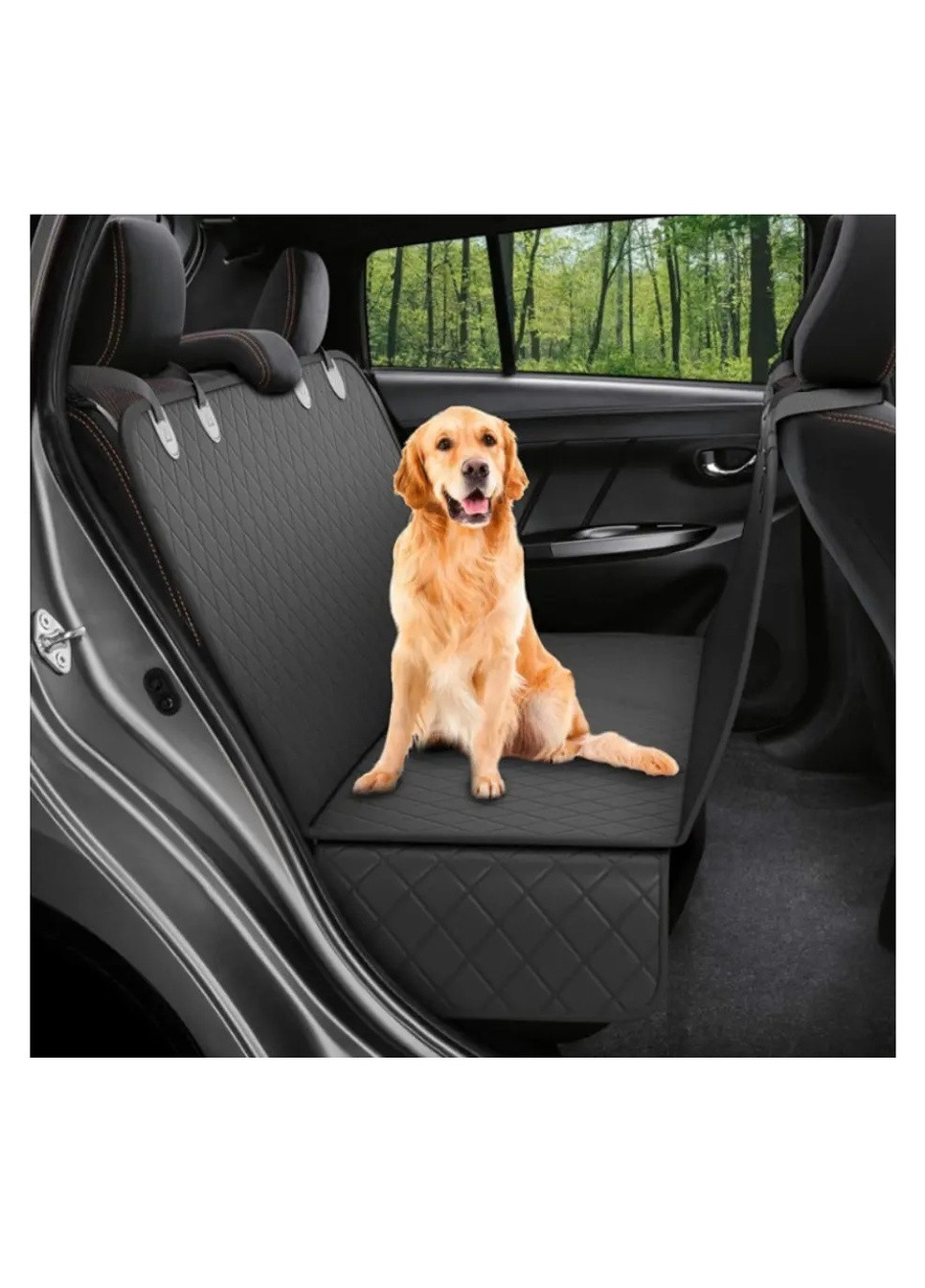 Накидка - гамак на сидіння авто для перевезення тварин (АОЖ-505-1) No Brand (256627013)