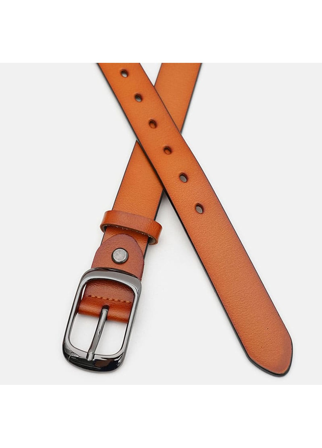 Женский кожаный ремень CV1ZK-008g-ginger Borsa Leather (266143214)