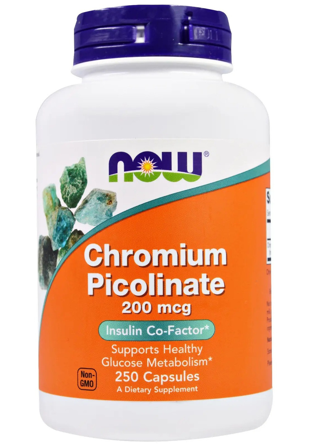 Chromium Picolinate 200 mcg 250 Caps Now Foods (256725151)