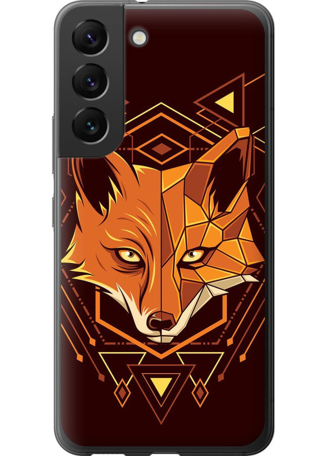 Силиконовый чехол 'Лиса геометрия' для Endorphone Samsung Galaxy S22 (258174821)