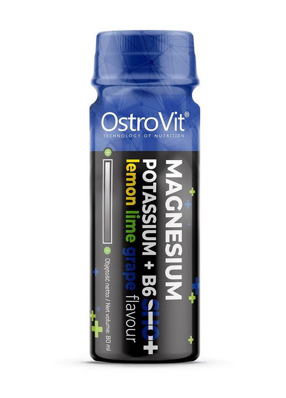Витаминно-минеральный комплекс Magnesium Potassium + B6 Shot 80 ml Ostrovit (260495724)