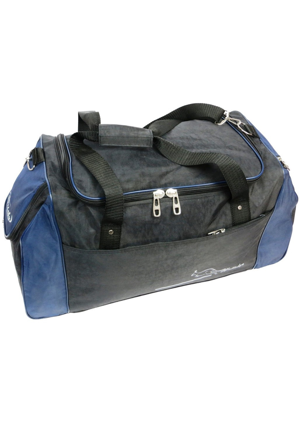 Спортивная сумка 447-1 черный с синим, 59 л Wallaby (271997983)