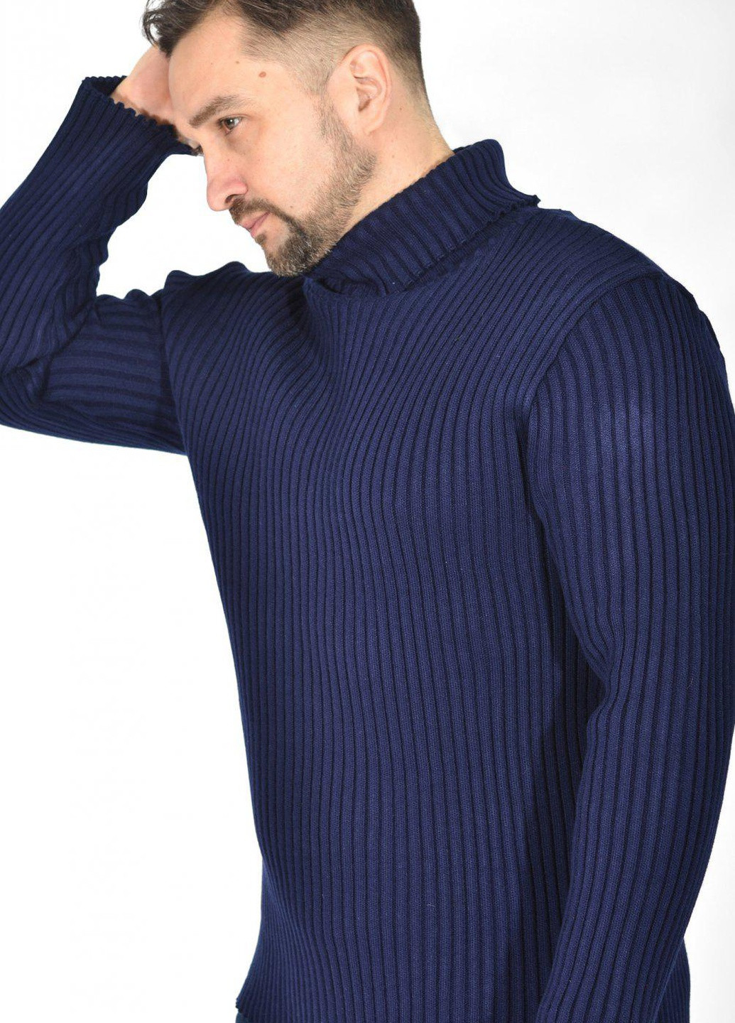 Синій светри модний та теплий чоловічий гольф (110471)18916-965 Lemanta