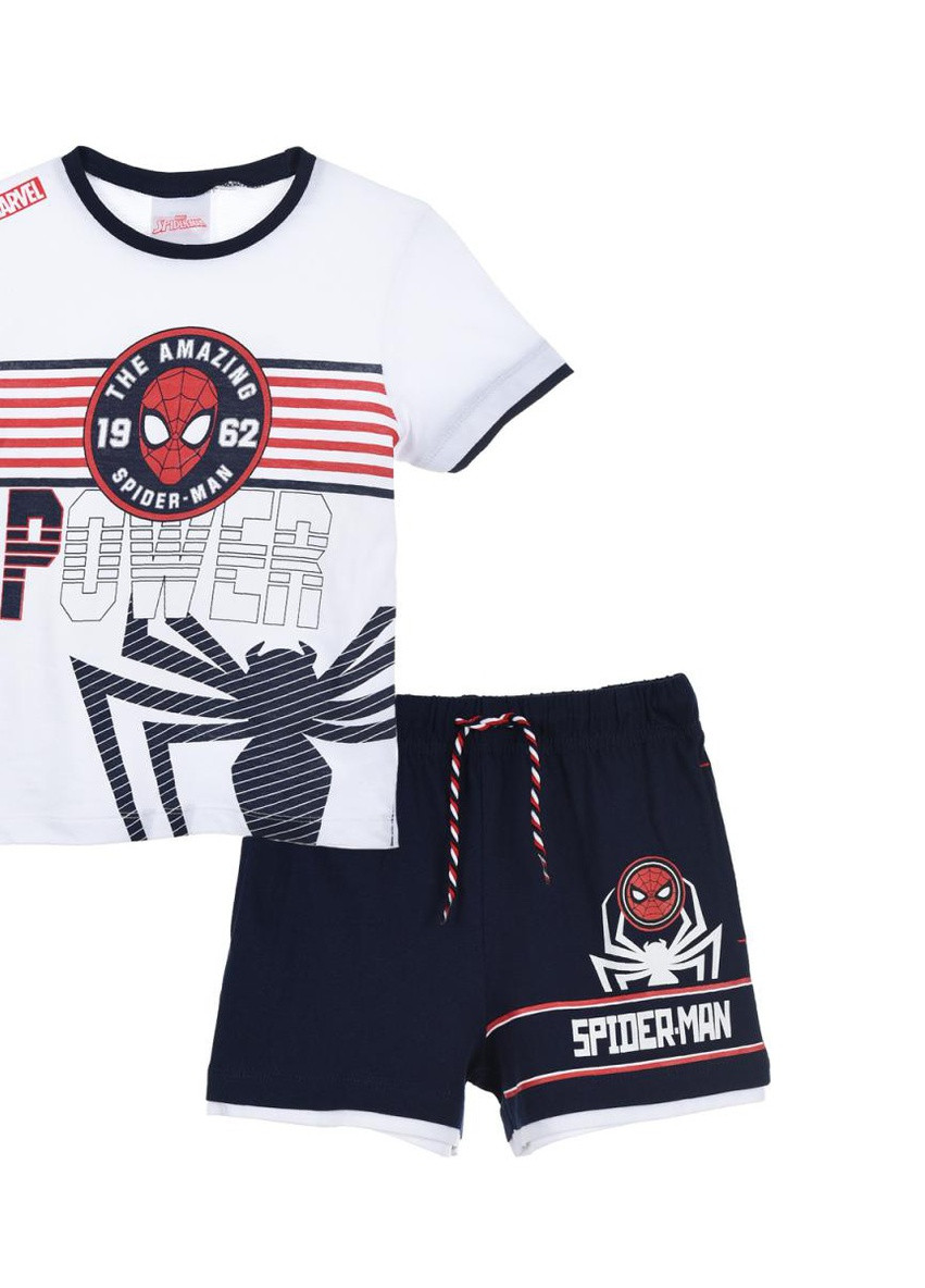 Синий летний комплект (футболка, шорты) spider man (человек паук) ue11041 Disney