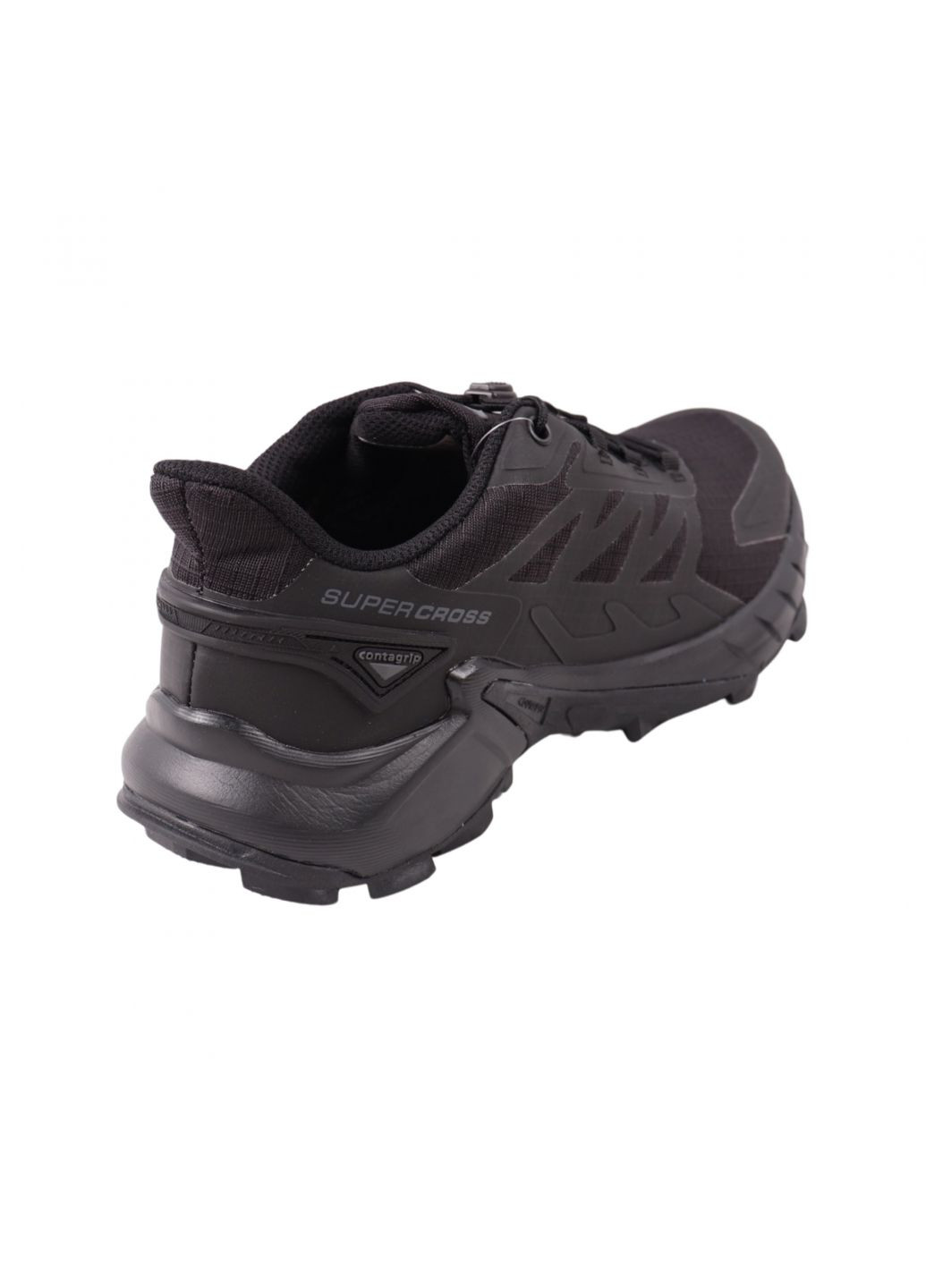 Черные кроссовки мужские черные текстиль Supo 18-23DK