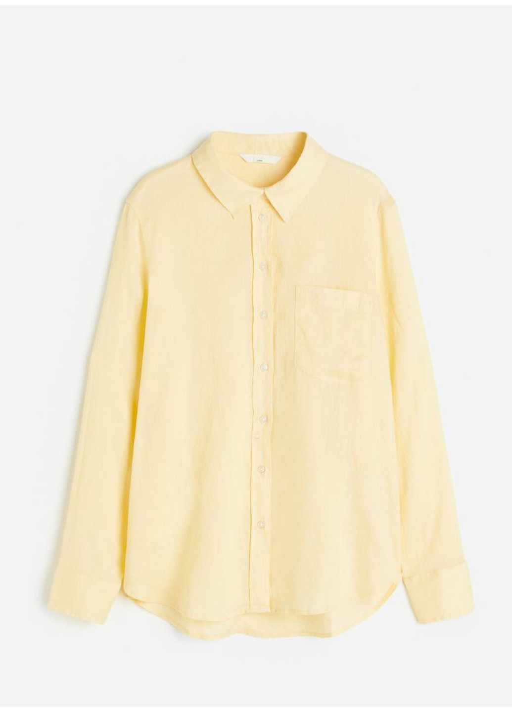 Желтая повседневный рубашка H&M