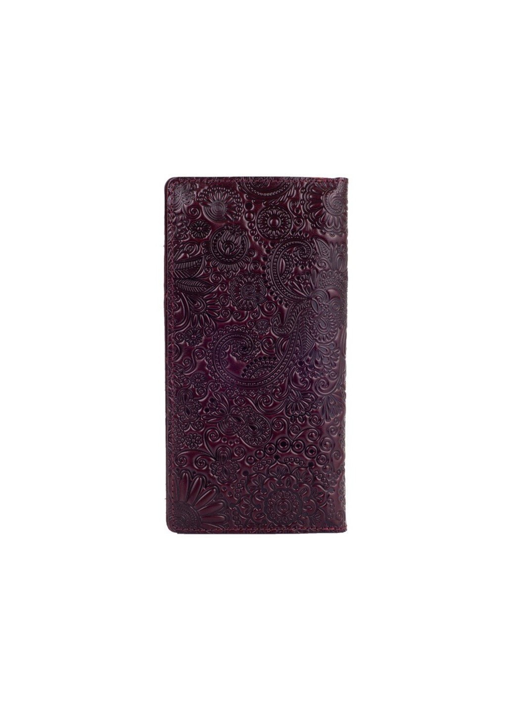 Шкіряне портмоне Mehendi Art WP-02-C19-1718-T005 Фіолетовий Hi Art (268371251)