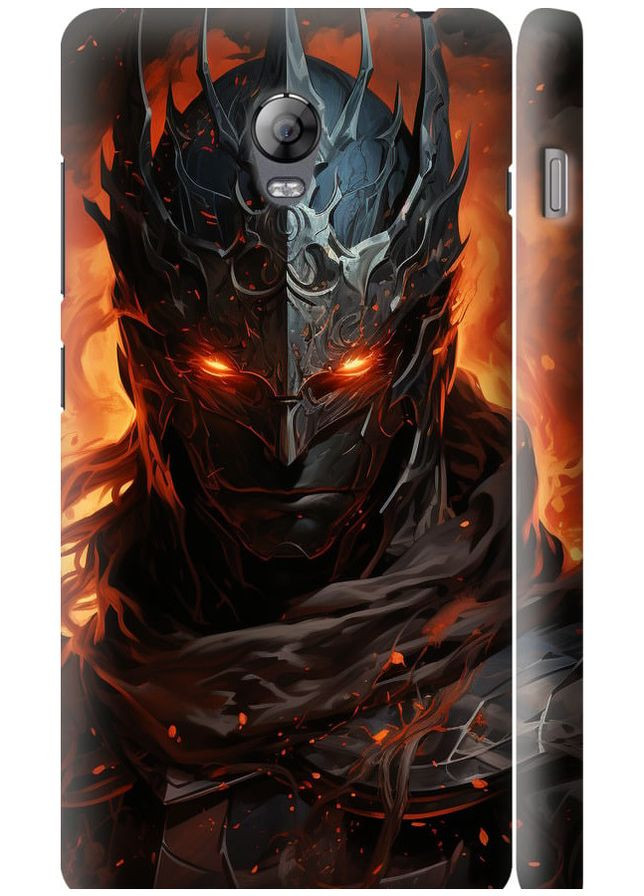 3D пластиковый матовый чехол 'Темный рыцарь' для Endorphone Lenovo Vibe P1 (266051648)