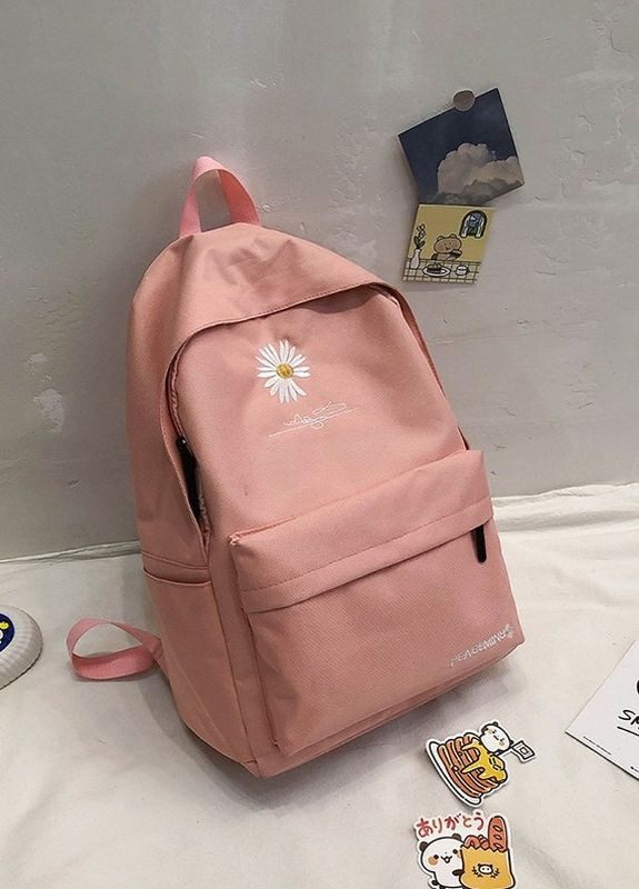 Рюкзак Ромашка 1019 жіночий дитячий шкільний портфель рожевий No Brand (276062405)