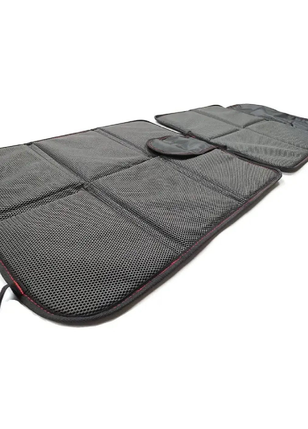 Защитный коврик чехол под детское автокресло в машину автомобиль более плотный 58х48х44 см (476000-Prob) Черный с красным Unbranded (275456648)