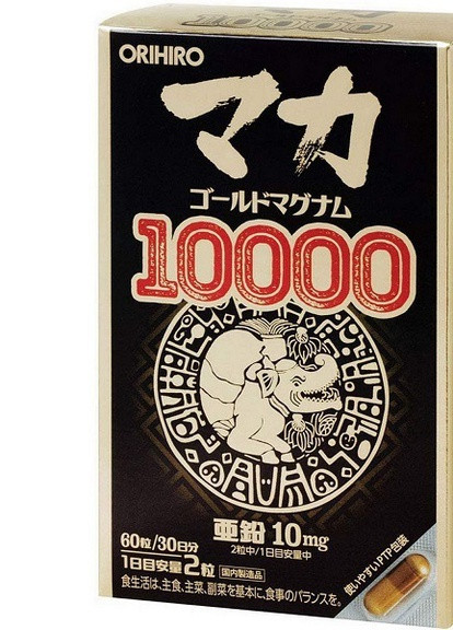 Maca Gold Magnum 10000 385 mg 60 Caps Orihiro (258555341)