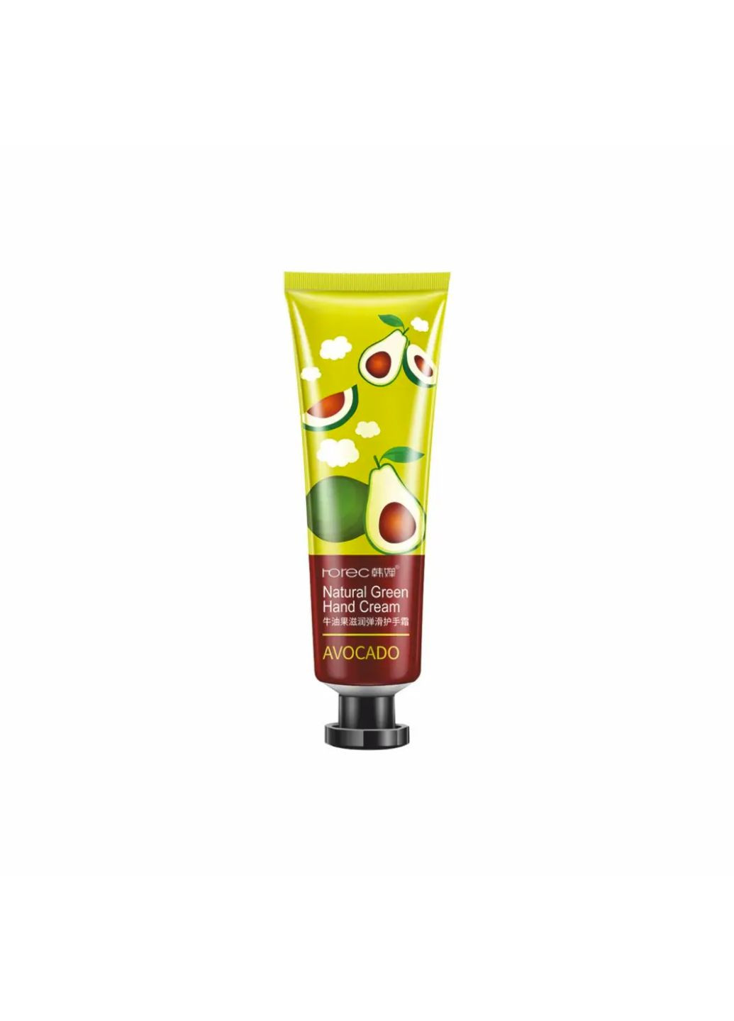Крем для рук с экстрактом авокадо Natural Green Hand Cream, 30 мл ROREC (276002651)