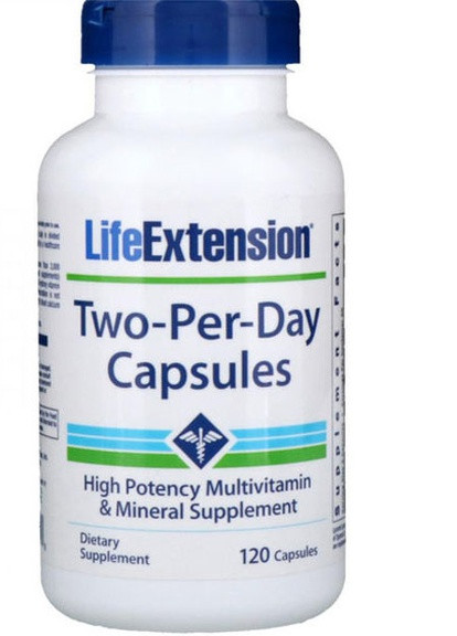 Two-Per-Day Capsules 120 Caps Life Extension (256719042)