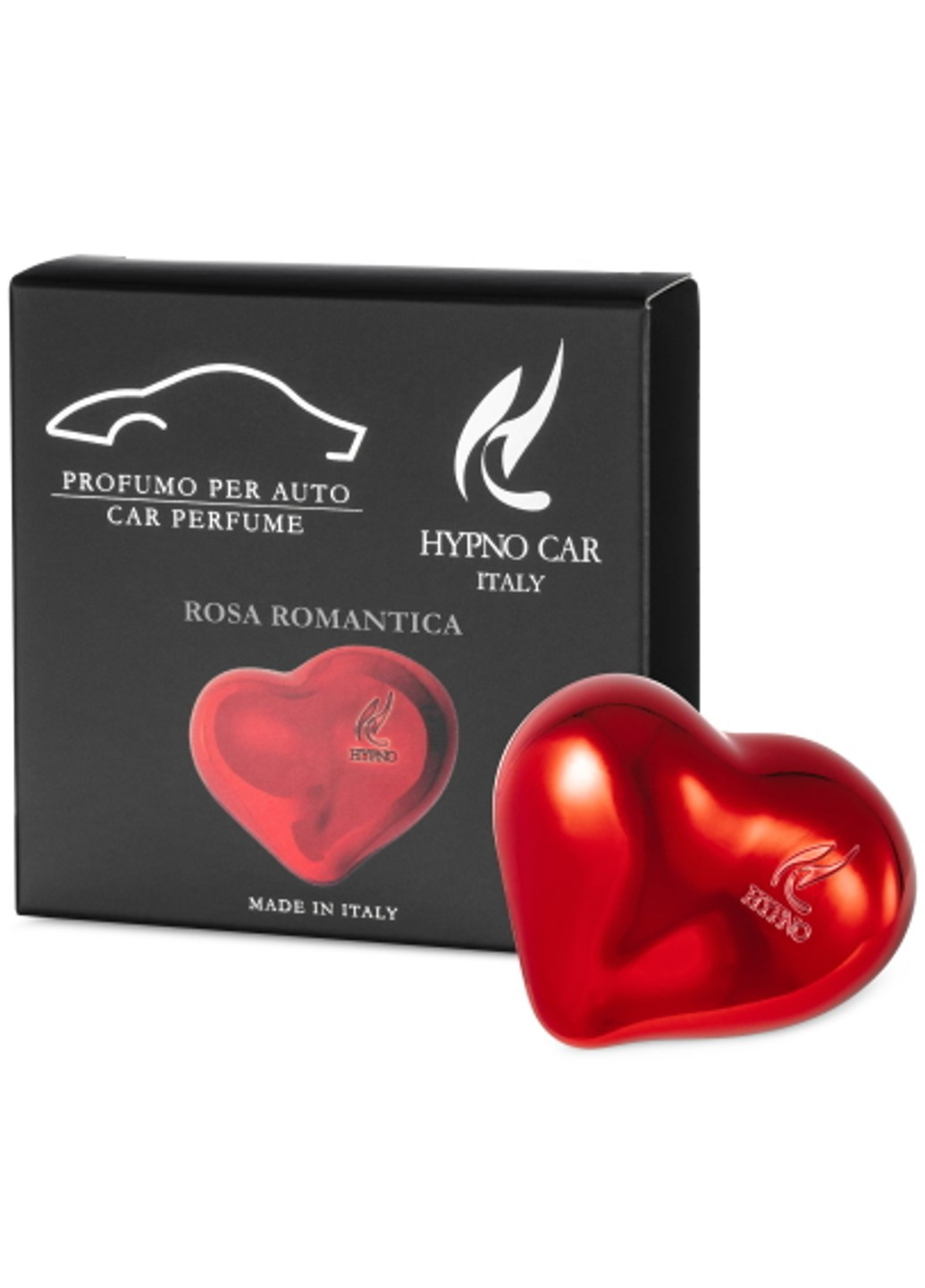 Ароматизатор в автомобіль Серце "ROSA ROMANTICA" Hypno Casa (258334150)
