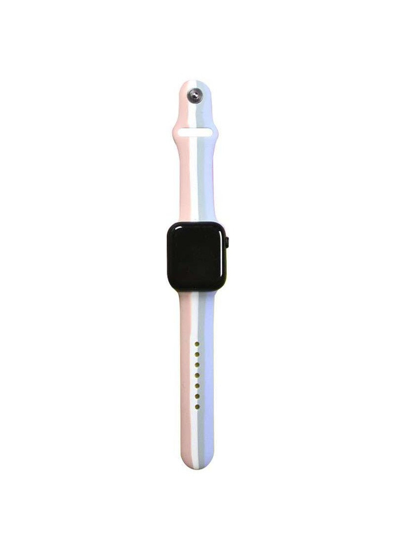 Силіконовий ремінець Rainbow для Apple watch 38mm / 40mm Epik (258782571)
