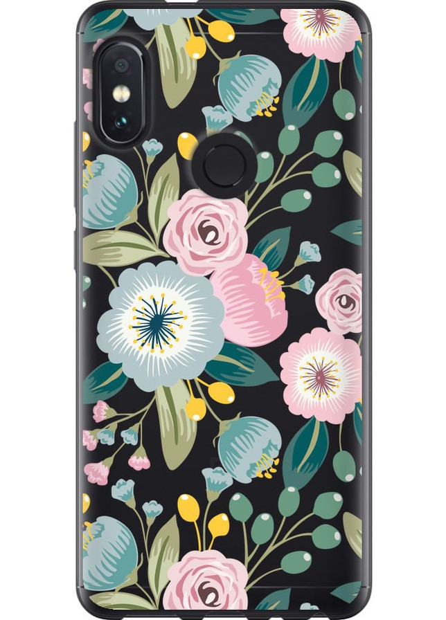 2D пластиковый чехол 'Цветочные обои v2' для Endorphone Xiaomi Redmi Note 5 Pro (258088026)