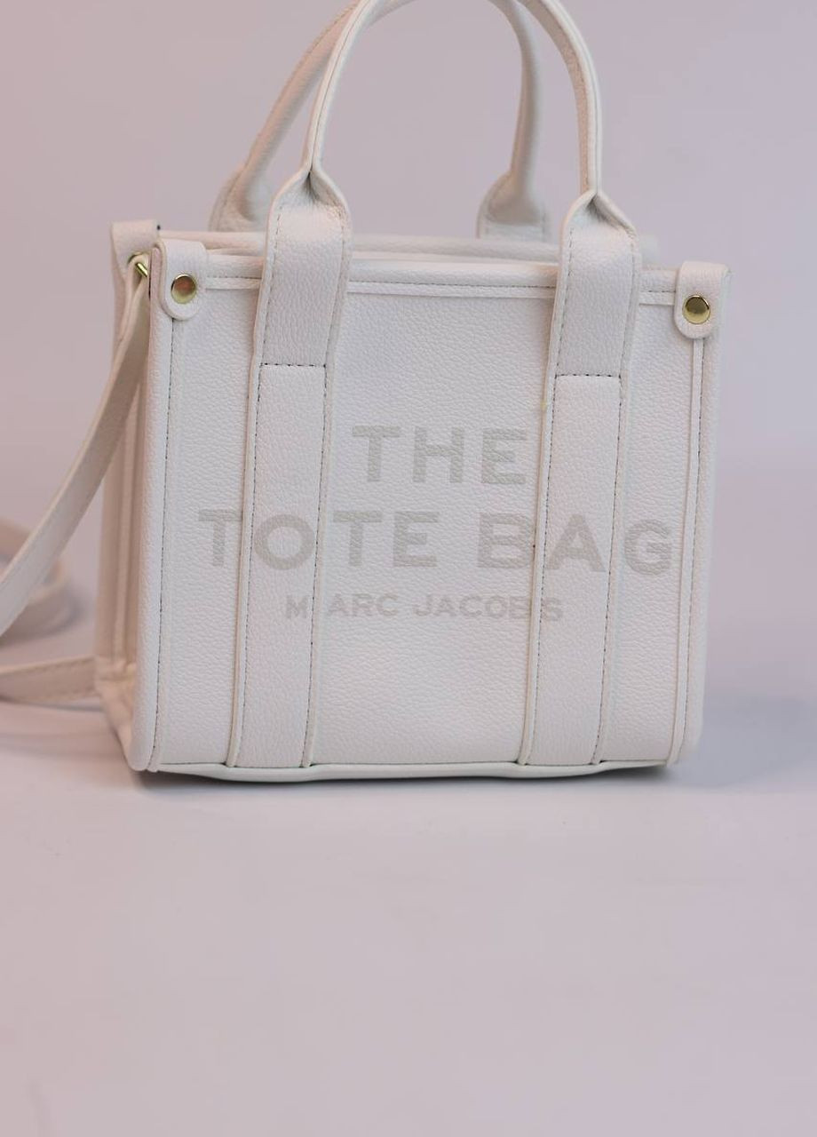Сумочка з лого Marc Jacobs tote bag mini white Vakko (273782706)