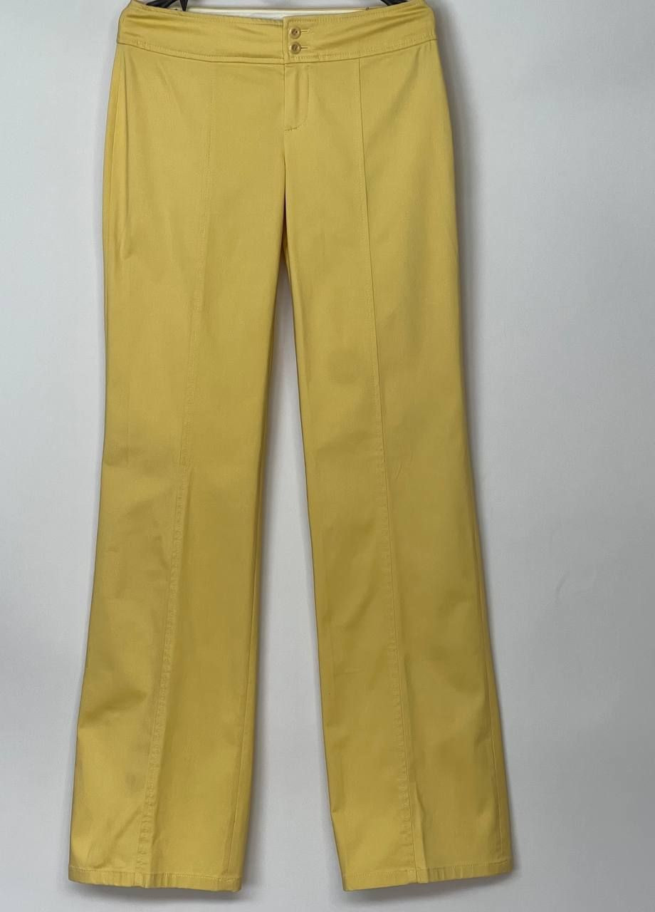 Светло-желтые кэжуал демисезонные брюки Strenesse