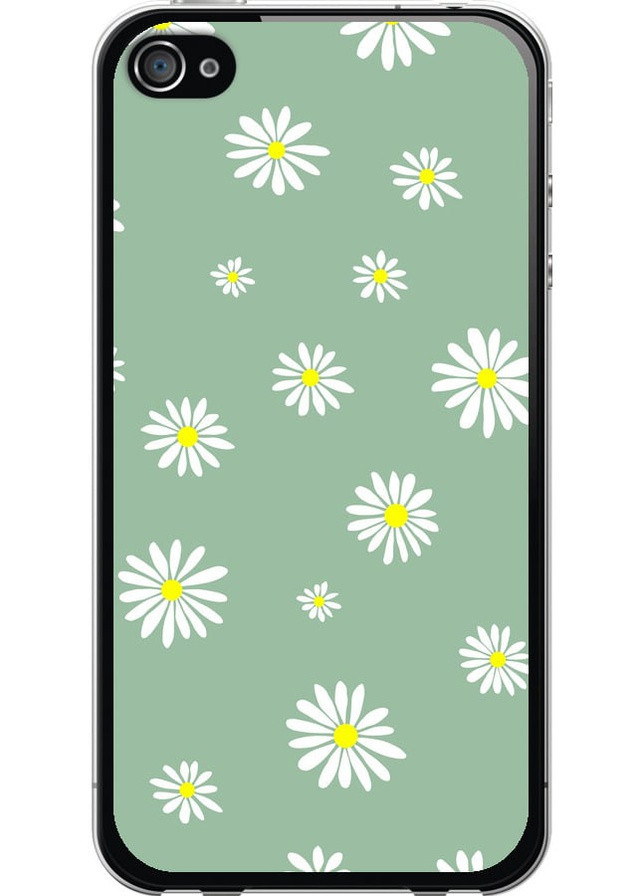 2D пластиковий чохол 'Ромашки v4' для Endorphone Apple iPhone 4 (258087400)